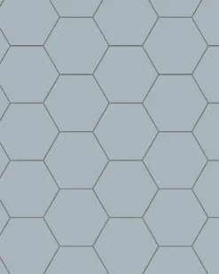 Klinker - Hexagon 15 x 15 cm gråblå