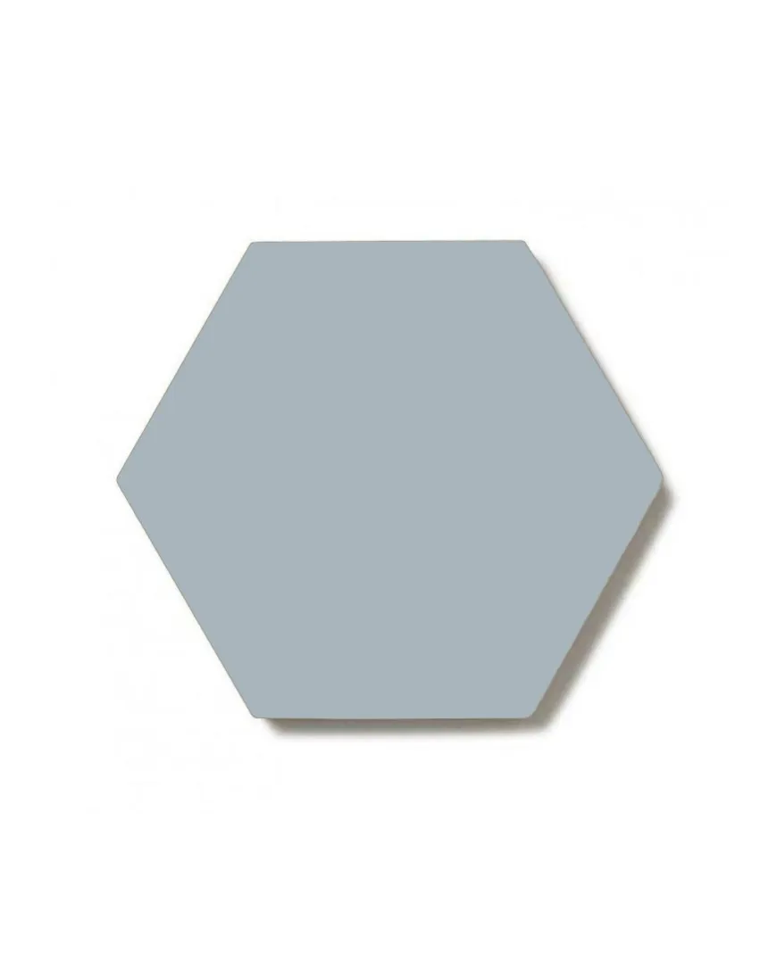 Klinker - Hexagon 10 x 10 cm gråblå