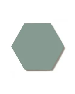 Klinker - Hexagon 10 x 10 cm grön