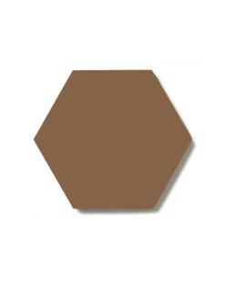 Klinker - Hexagon 10 x 10 cm havana