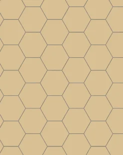 Klinker - Hexagon 10 x 10 cm honung
