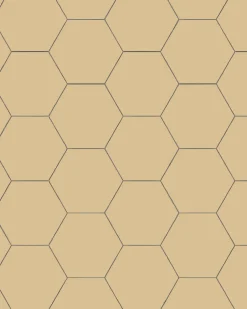 Klinker - Hexagon 15 x 15 cm honung