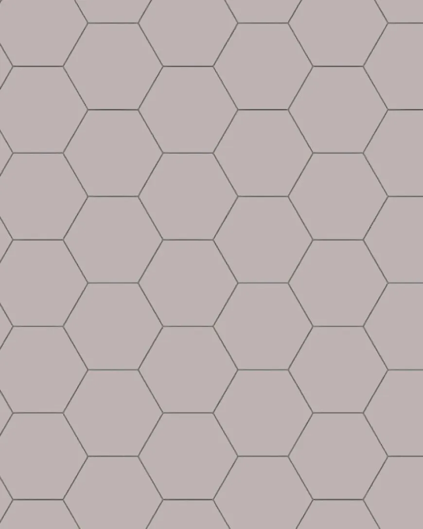 Klinker - Hexagon 10 x 10 cm lavendel