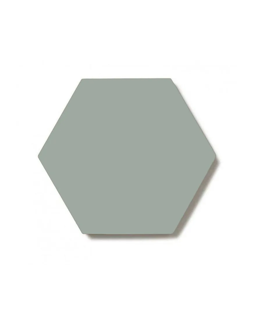 Klinker - Hexagon 10 x 10 cm ljusgrön