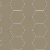 Klinker - Hexagon 15 x 15 cm mullvadsgrå