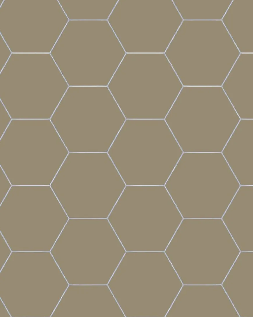 Klinker - Hexagon 15 x 15 cm mullvadsgrå