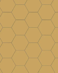 Klinker - Hexagon 15 x 15 cm ockragul