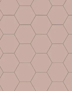 Klinker - Hexagon 15 x 15 cm rosa