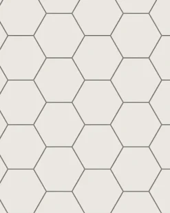 Klinker - Hexagon 15 x 15 cm vit