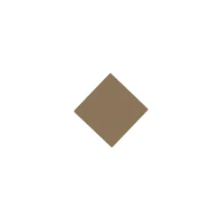 Klinker - Kvadrat 3,5 x 3,5 cm kaffebrun