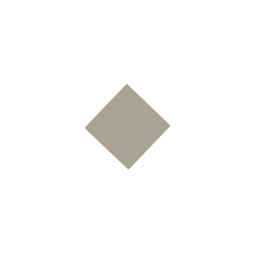Klinker - Kvadrat 3,5 x 3,5 cm ljusgrå