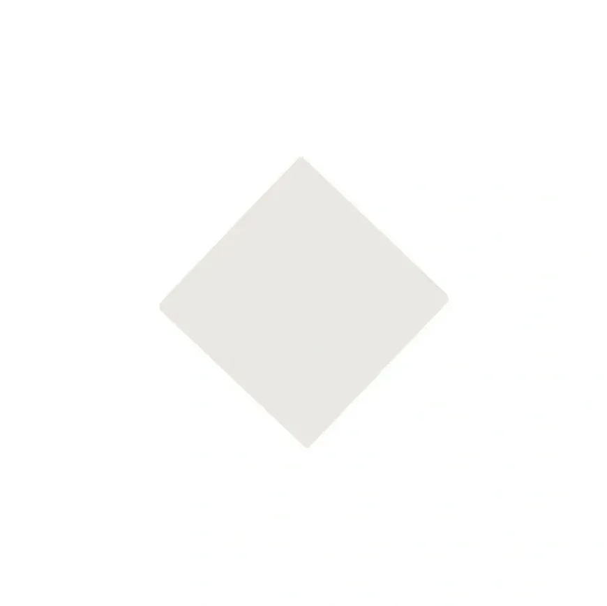 Klinker - Kvadrat 5 x 5 cm vit