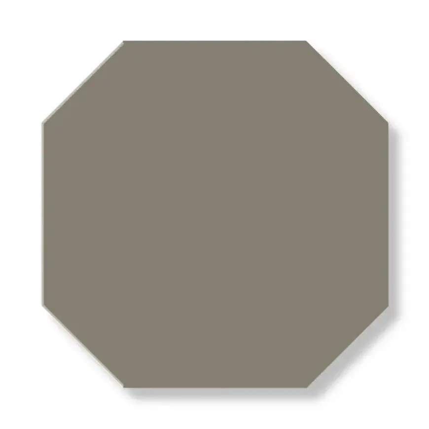 Klinker - Oktagon 15 x 15 cm grå