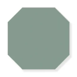 Klinker - Oktagon 15 x 15 cm grön
