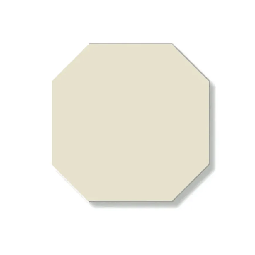 Klinker - Oktagon 10 x 10 cm gulvit