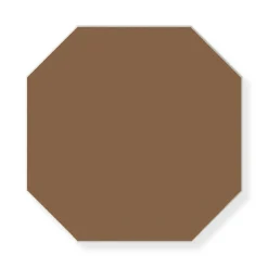 Klinker - Oktagon 15 x 15 cm havana
