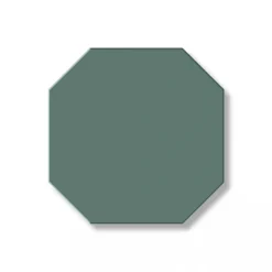 Klinker - Oktagon 10 x 10 cm mörkgrön