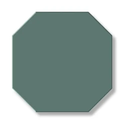 Klinker - Oktagon 15 x 15 cm mörkgrön