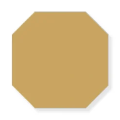 Klinker - Oktagon 15 x 15 cm ockragul