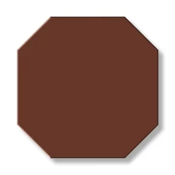 Klinker - Oktagon 15 x 15 cm röd