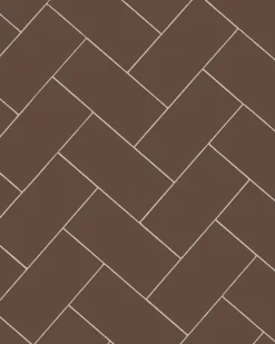 Klinker - Rektangel 10 x 20 cm chokladbrun