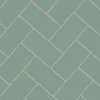 Klinker - Rektangel 10 x 20 cm grön