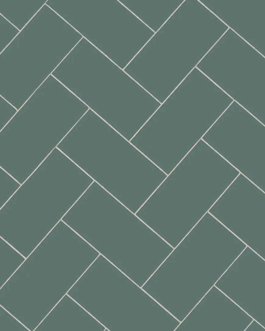 Klinker - Rektangel 10 x 20 cm mörkgrön