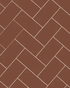 Klinker - Rektangel 10 x 20 cm röd