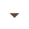 Klinker - Triangel 3,5/3,5/5 cm chokladbrun