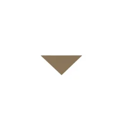 Klinker - Triangel 3,5/3,5/5 cm kaffebrun