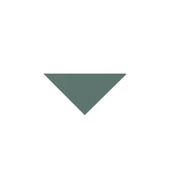 Klinker - Triangel 5/5/7 cm mörkgrön