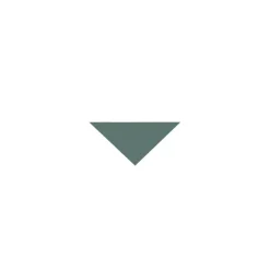 Klinker - Triangel 3,5/3,5/5 cm mörkgrön