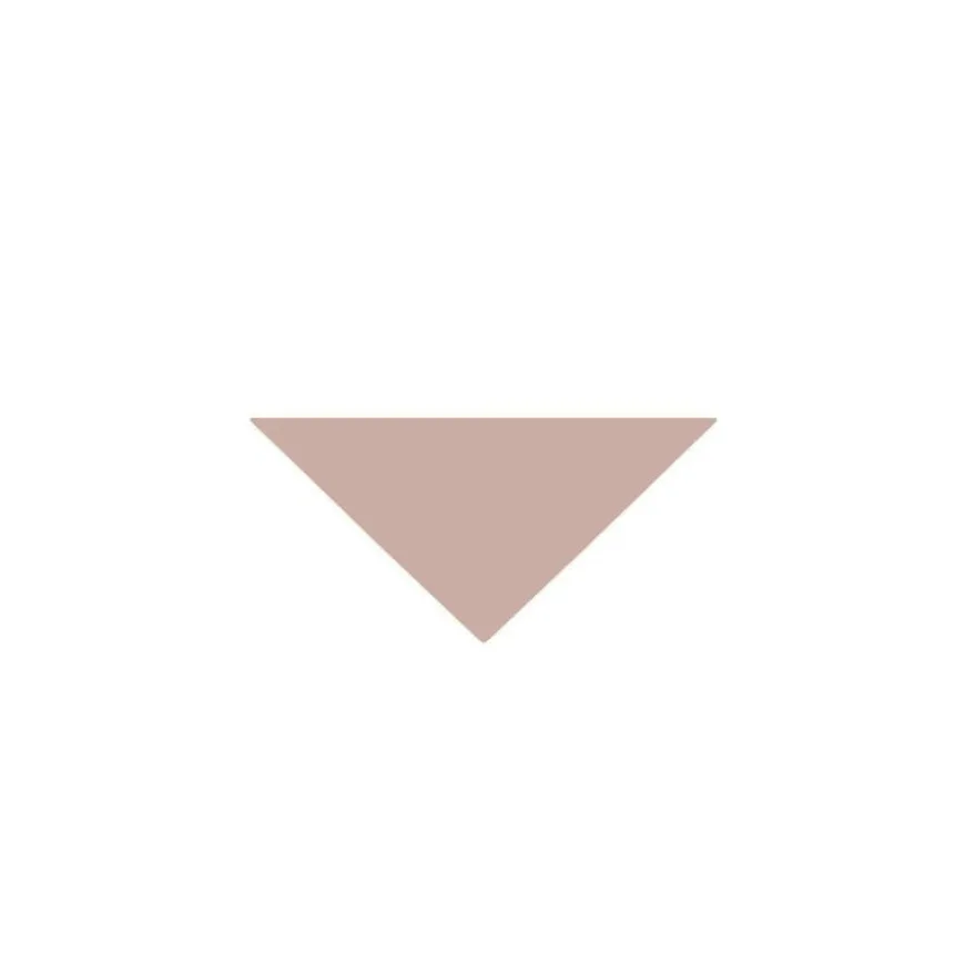 Klinker - Triangel 5/5/7 cm rosa
