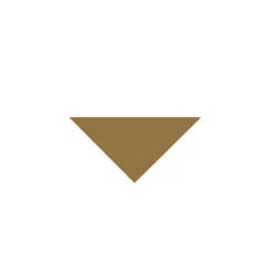 Klinker - Triangel 5/5/7 cm toffee