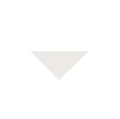 Klinker - Triangel 5/5/7 cm vit