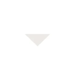 Klinker - Triangel 3,5/3,5/5 cm vit
