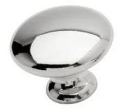 Knopp - Ålsten nickel rund 30 mm