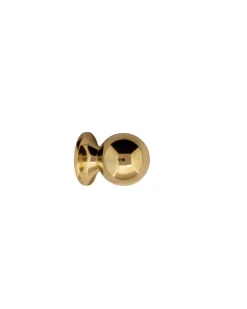 Knopp - Rund 18 mm mässing