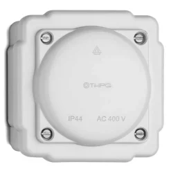 Kopplingsdosa IP44 vit bakelit - THPG