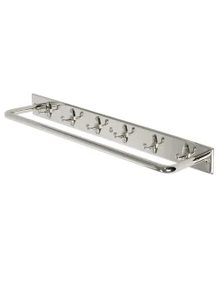 Kroklist med reling - Nickel