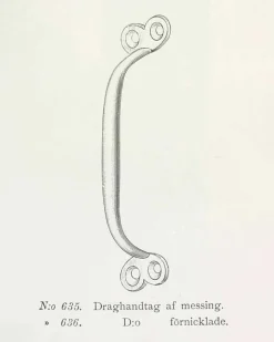 Lådhandtag - Næsman N:o 635 nickel