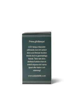 LED-lampa Sekelskifte - Klassisk 60 mm 500 lm, bärnsten