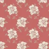 Lim & Handtryck Tapet - Hagesalen kvist/röd