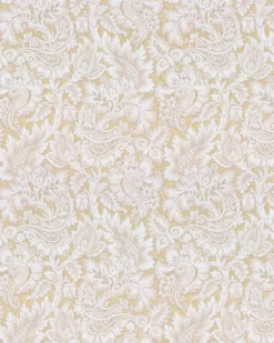 Lim & Handtryck Tapet - Kashmir beige/guld