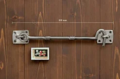 Lång hasp nickel - Kasthake 250 mm