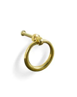 Möbelbeslag - Schatullhandtag mässing ring