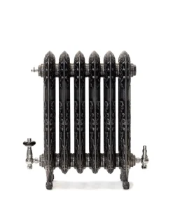 Radiatorventil termostat - Kensington krom/trä