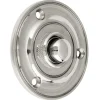 Ringklockeknapp - Rund förnicklad