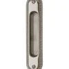Skjutdörrshandtag - Sekelskifte nickel 158x36 mm