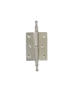 Skåpgångjärn - Knopp nickel 92 x 39 mm